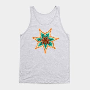 Boho Flower Abstract Tank Top